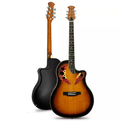 ภาพขนาดย่อ: 
Kazuki กีตาร์โปร่งไฟฟ้า 39" คอเว้า รุ่น KZ390CE 