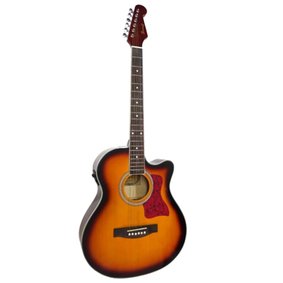 ภาพขนาดย่อ: Paramount กีตาร์โปร่งไฟฟ้า รุ่น EA18BE-BK