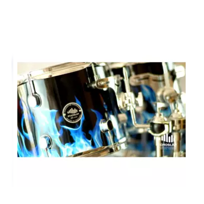 ภาพขนาดย่อ: Echoslap กลองชุด 5 ใบ หนังกลองเบสสีดำ รุ่น Essential & Grafix Series