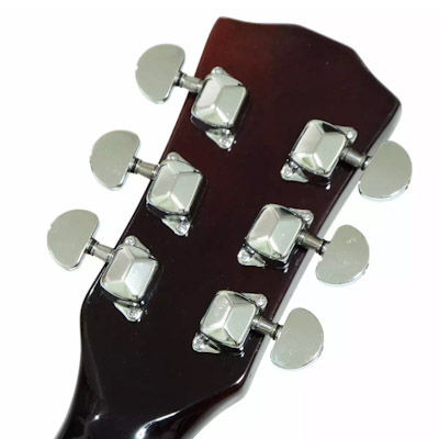 ภาพขนาดย่อ: Kazuki กีตาร์โปร่ง 41" คอเว้า รุ่น KZ41C (สีน้ำตาลโอ๊ค / สีไวน์แดง)