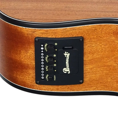 ภาพขนาดย่อ: Paramount กีตาร์โปร่งไฟฟ้า 36" ทรง Parlor รุ่น GSMINI1