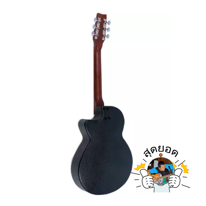 ภาพขนาดย่อ: Kazuki กีตาร์โปร่ง 38 นิ้ว หลังเต่า ทรง OM รุ่น KOV381C-N