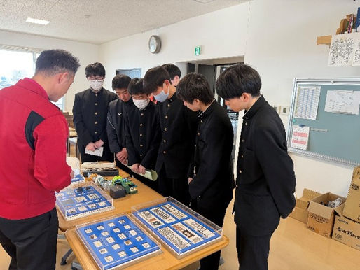 黒沢尻工業高校 機械科2年生の皆さんが工場見学に来てくれました!