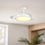Thumbnail: Kyle Matt White LED Ceiling Fan and Light