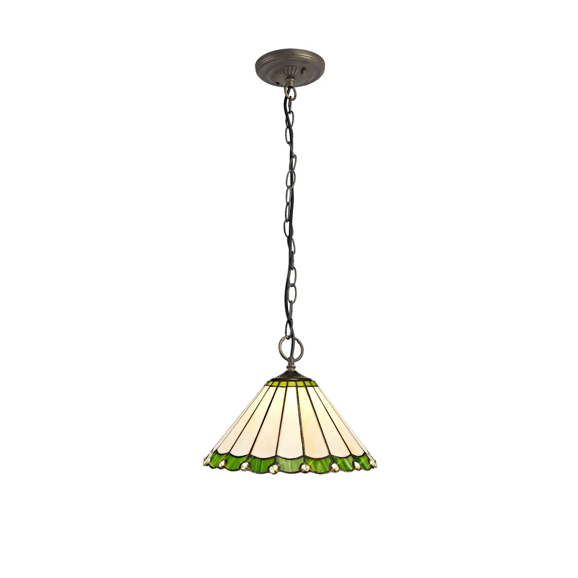Eve 3 Light Grenn Tiffany Style Pendant Light