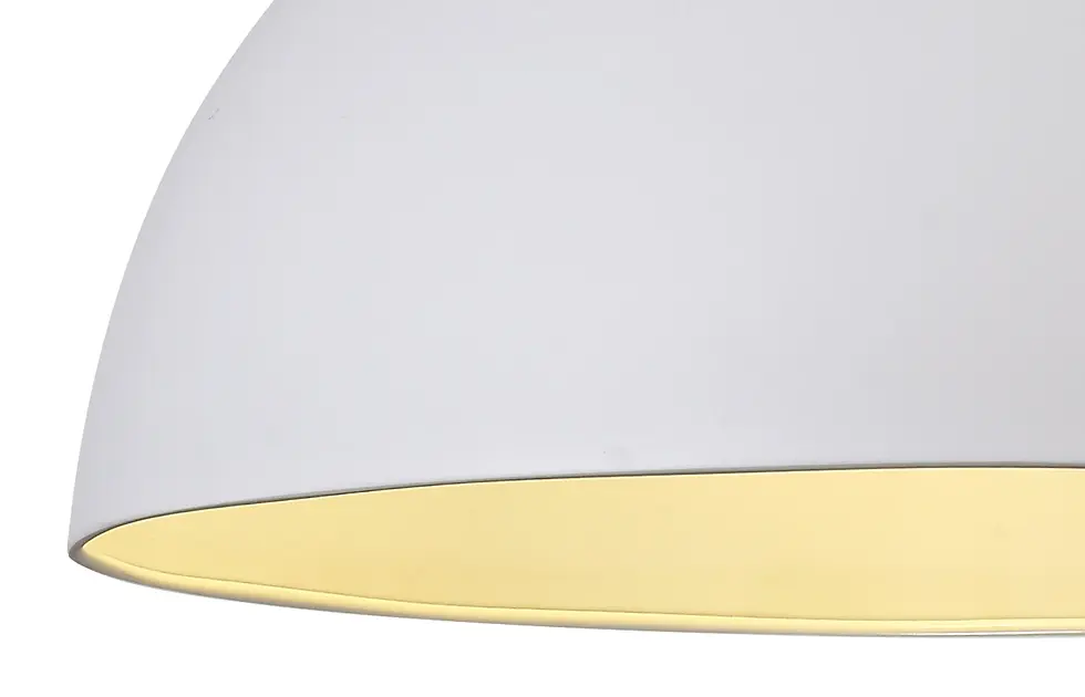 Thumbnail: Johnson 1 Light Sand White Large Pendant