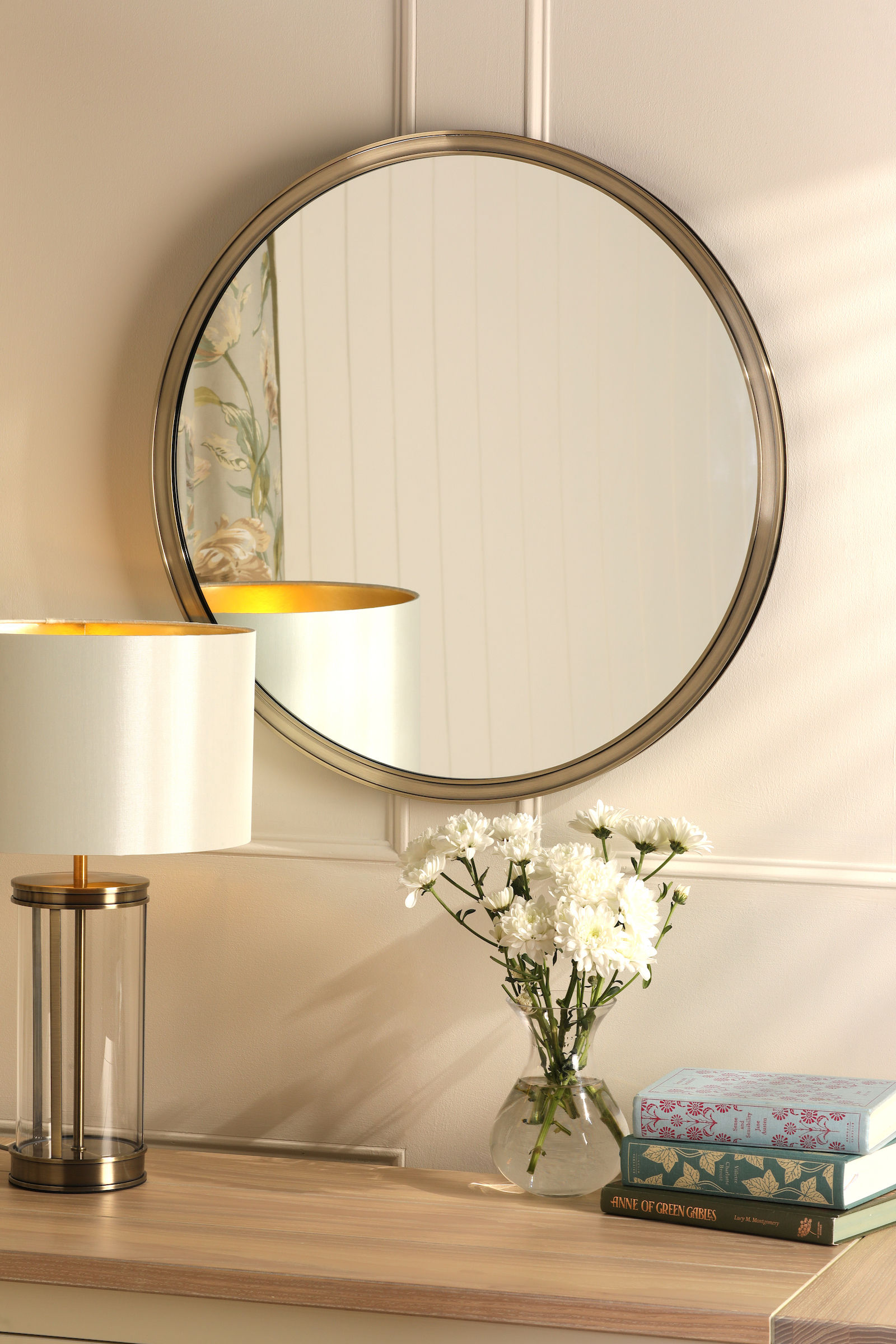 Laura Ashley Harrington Mirror Antique Brass