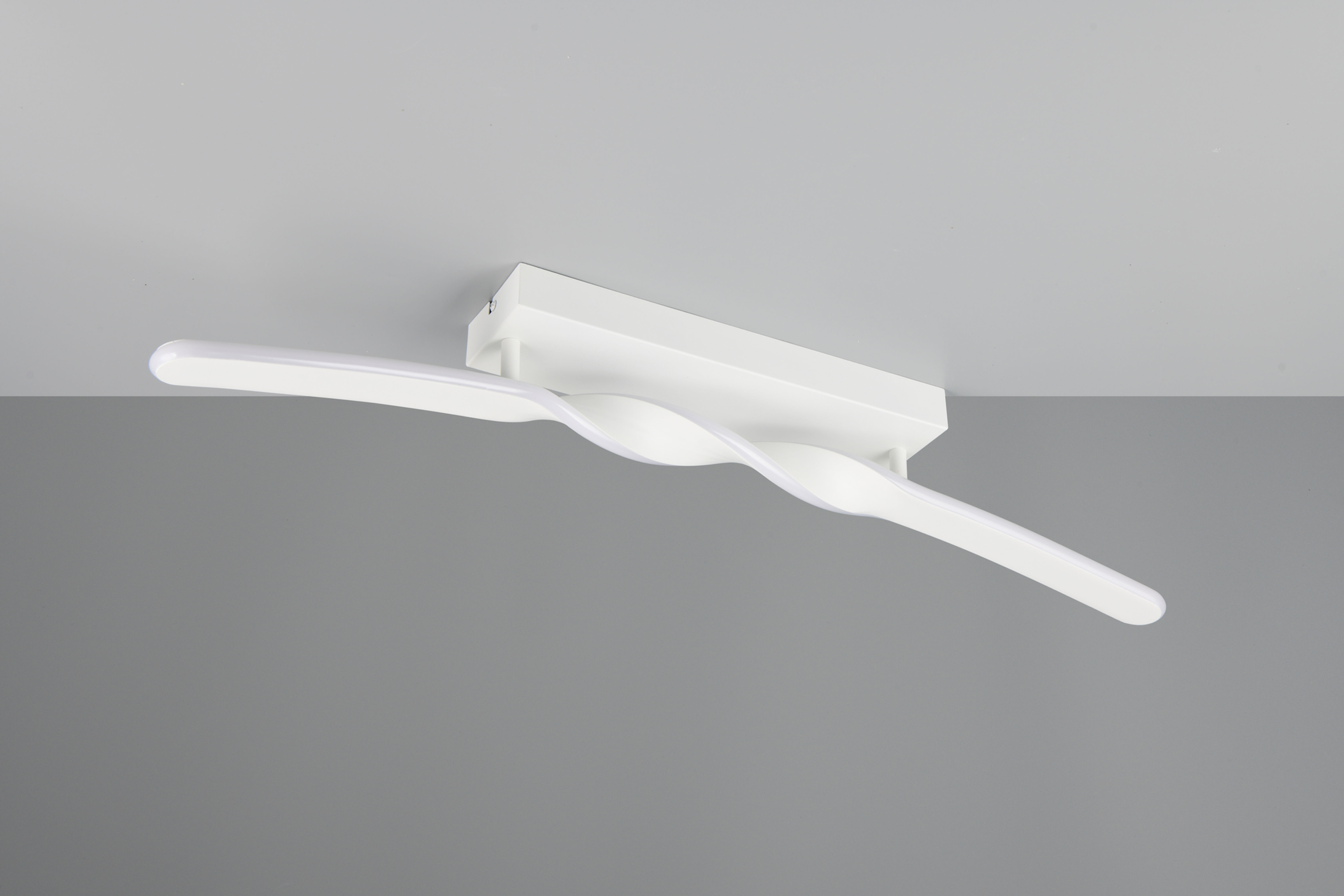 Hans Matt White Integrated LED Flush Ceiling Light