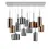 Thumbnail: Eliana 12 Light Polished Chrome Linear Bar Pendant