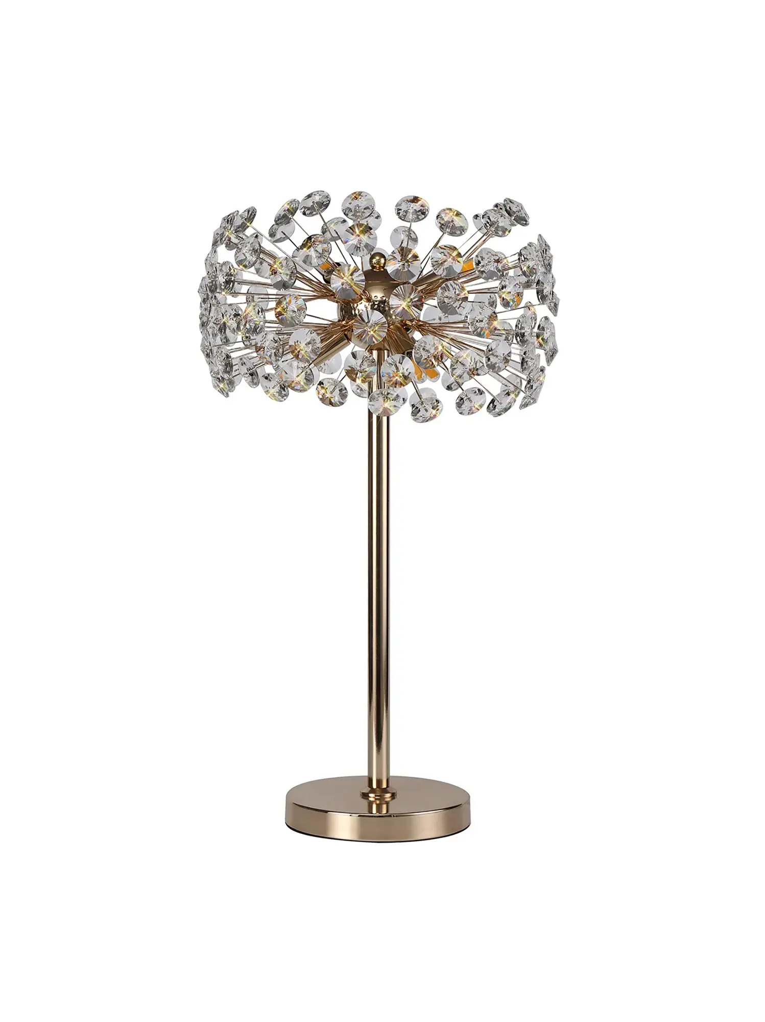 Zara 6 Light French Gold Table Lamp