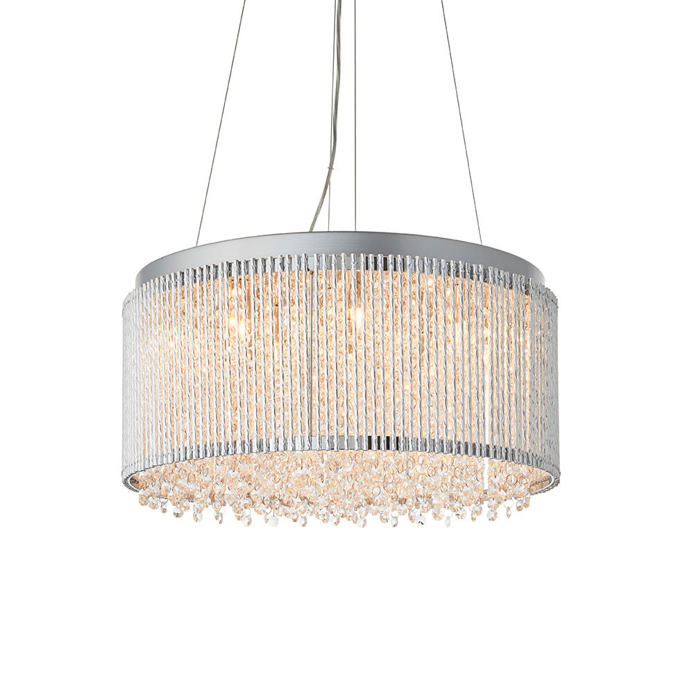 Galia 12 Light Polished Chrome Pendant