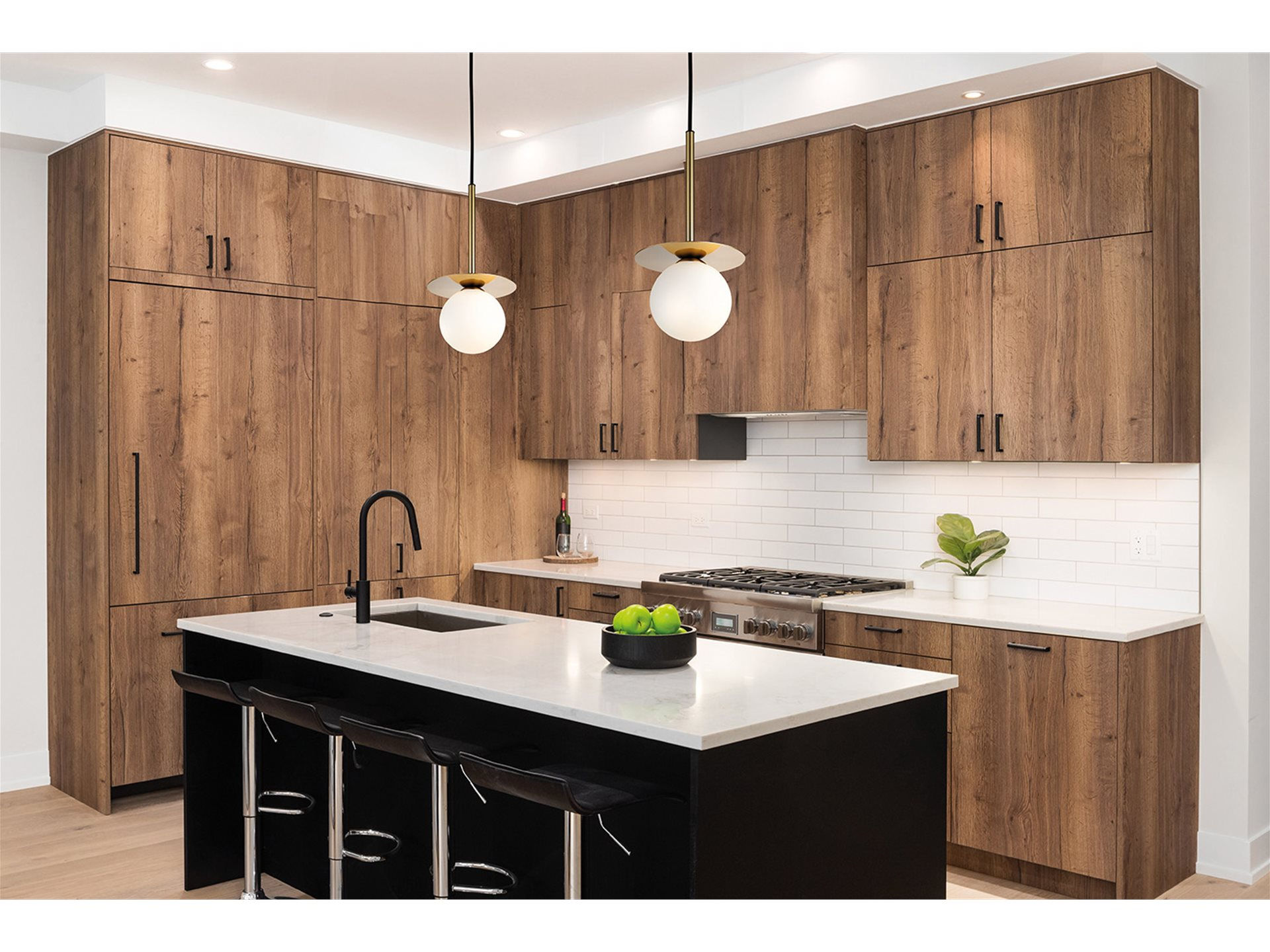 Jules 1 Light Brushed Brass Single Pendant Light