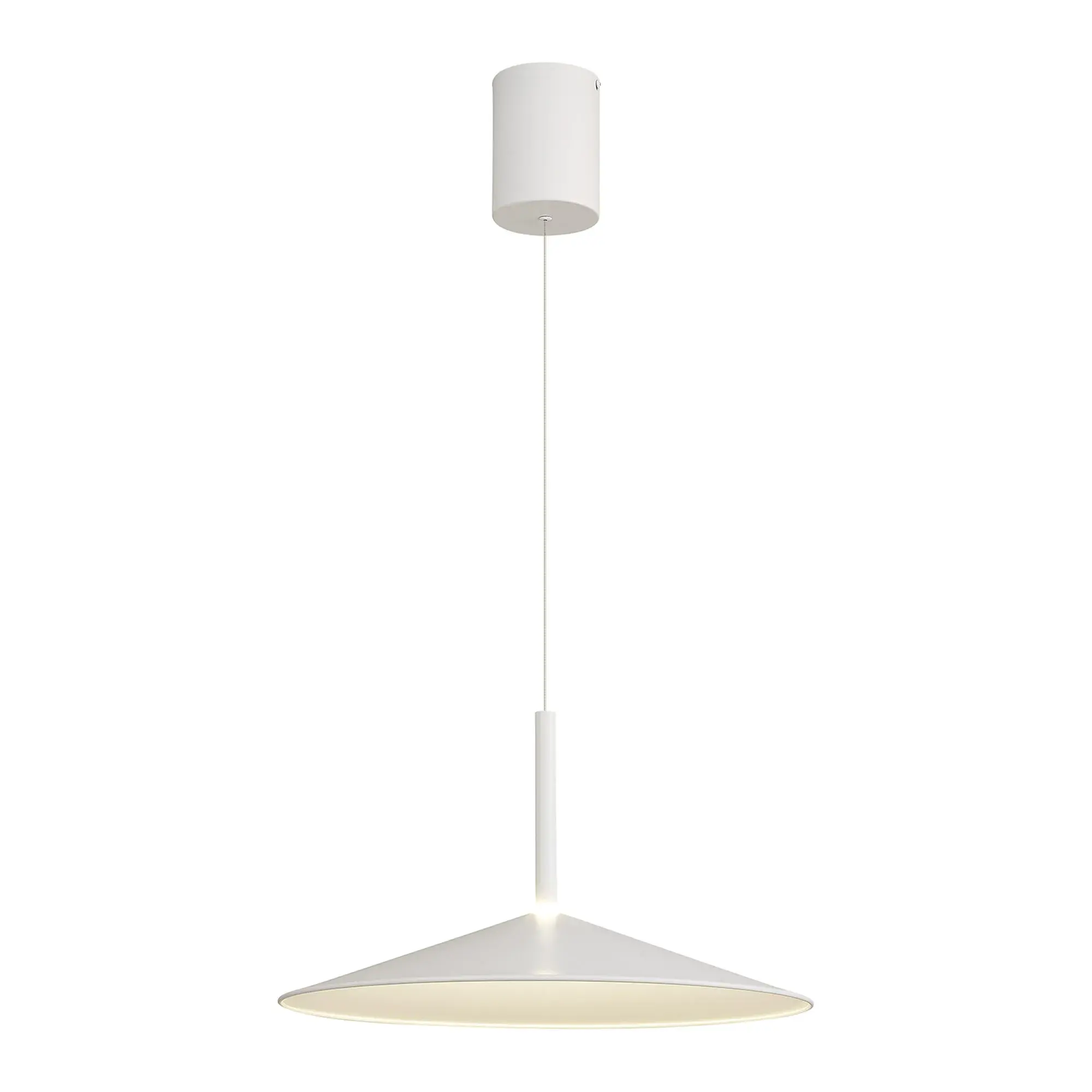 Alice White LED Rise and Fall Pendant