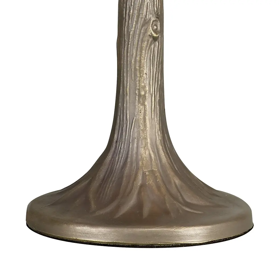 Thumbnail: Cain 1 Light Beige Tiffany Style Tree Table Lamp
