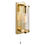 Thumbnail: Irene 1 Light Satin Brass Finish IP44 Rated Bathroom Wall Light