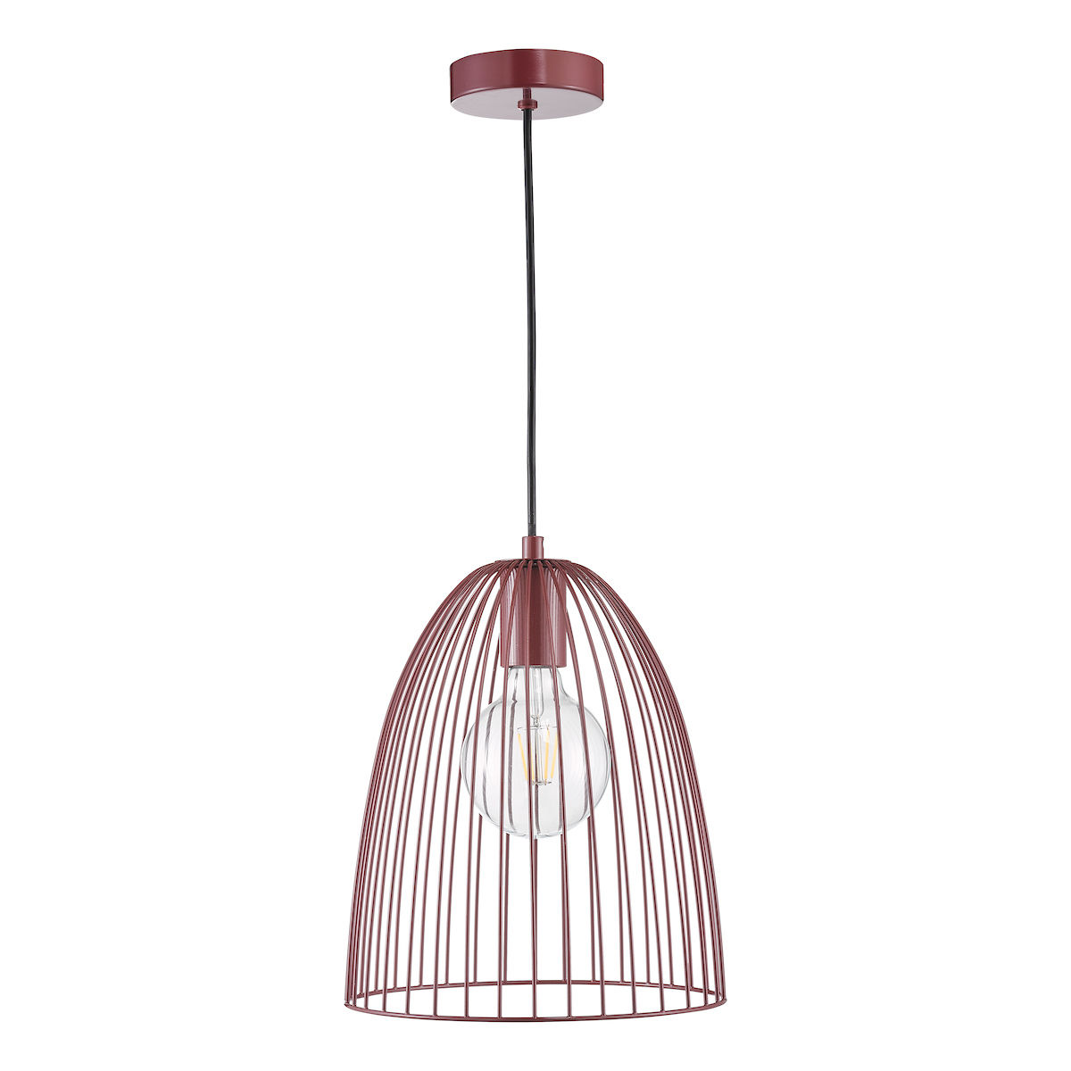 Nala 1 Light Satin Purple Single Pendant