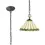Thumbnail: Eve 2 Light Green Tiffany Style Pendant Light