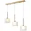 Thumbnail: Eliana 3 Light French Gold Linear Bar Pendant
