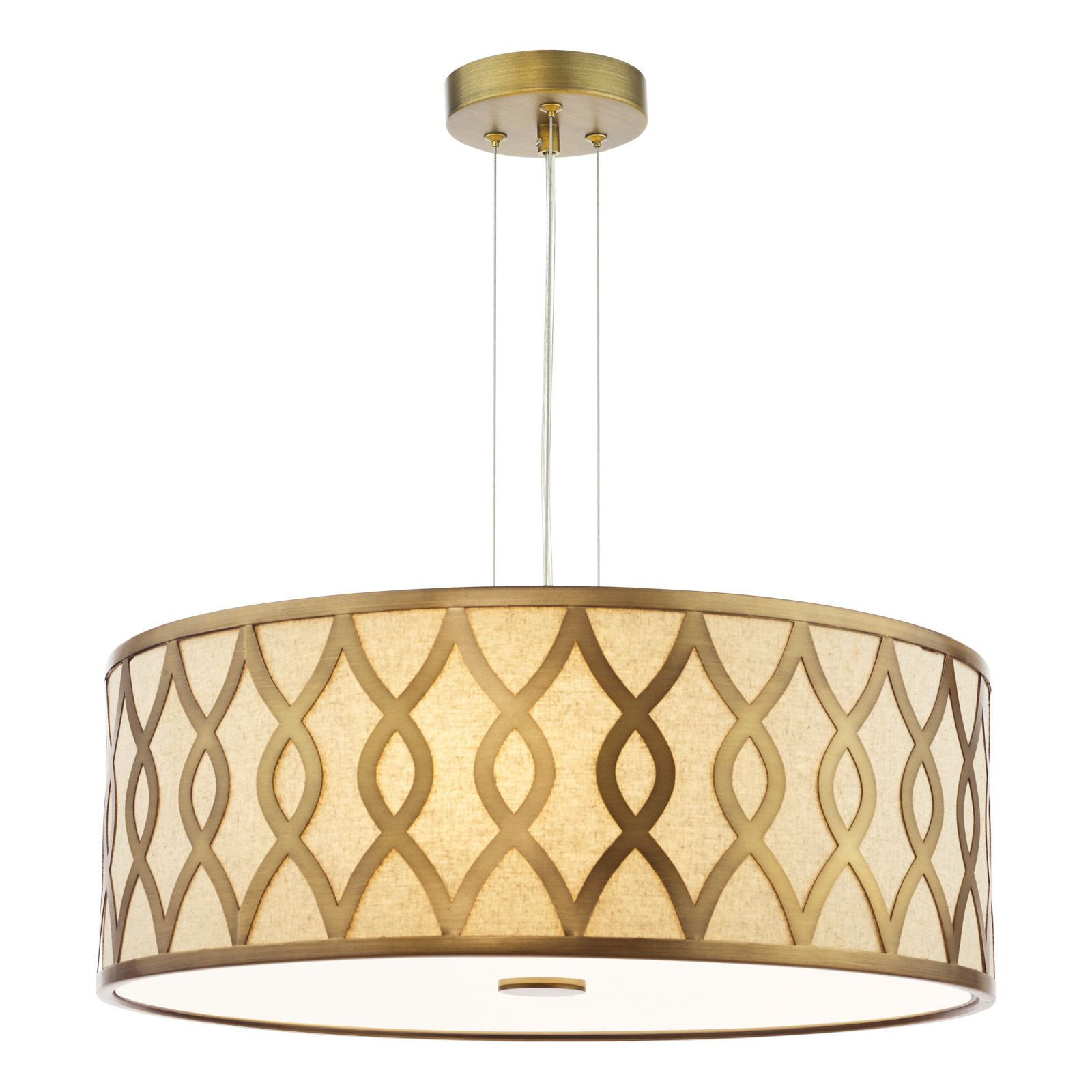 Lillian 4 Light Bronze Effect Mullti-arm Pendant Light