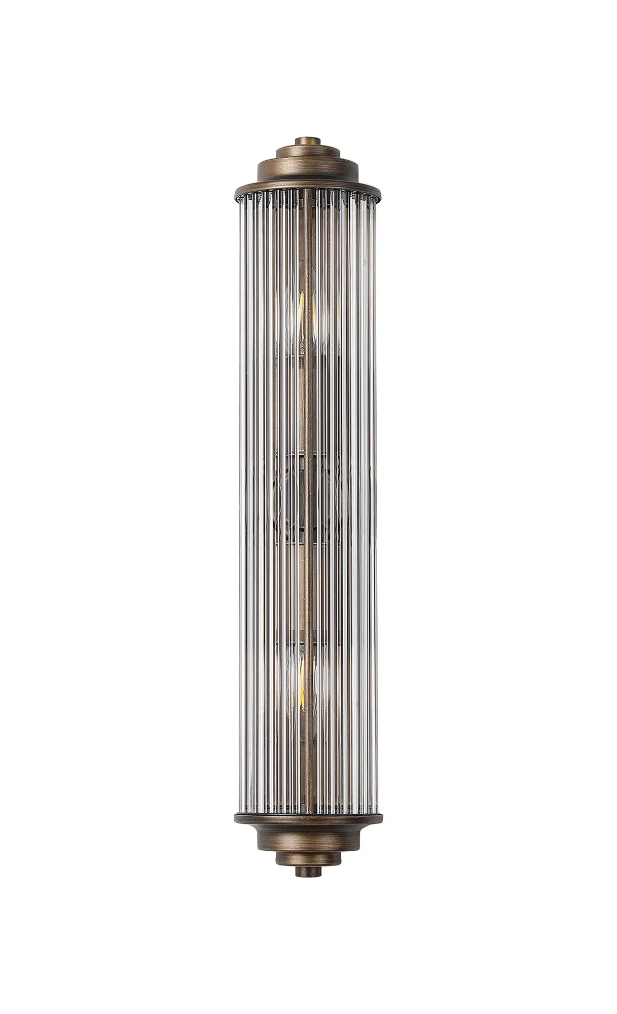 Juan 2 Light Bronze Effect Wall Light