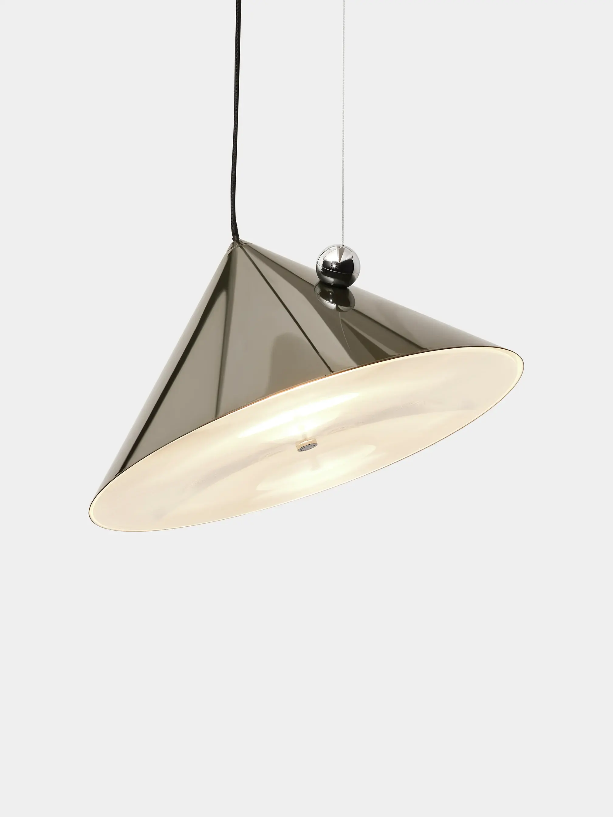 Tom Dixon Pose Large High Gloss Kelp Pendant Light