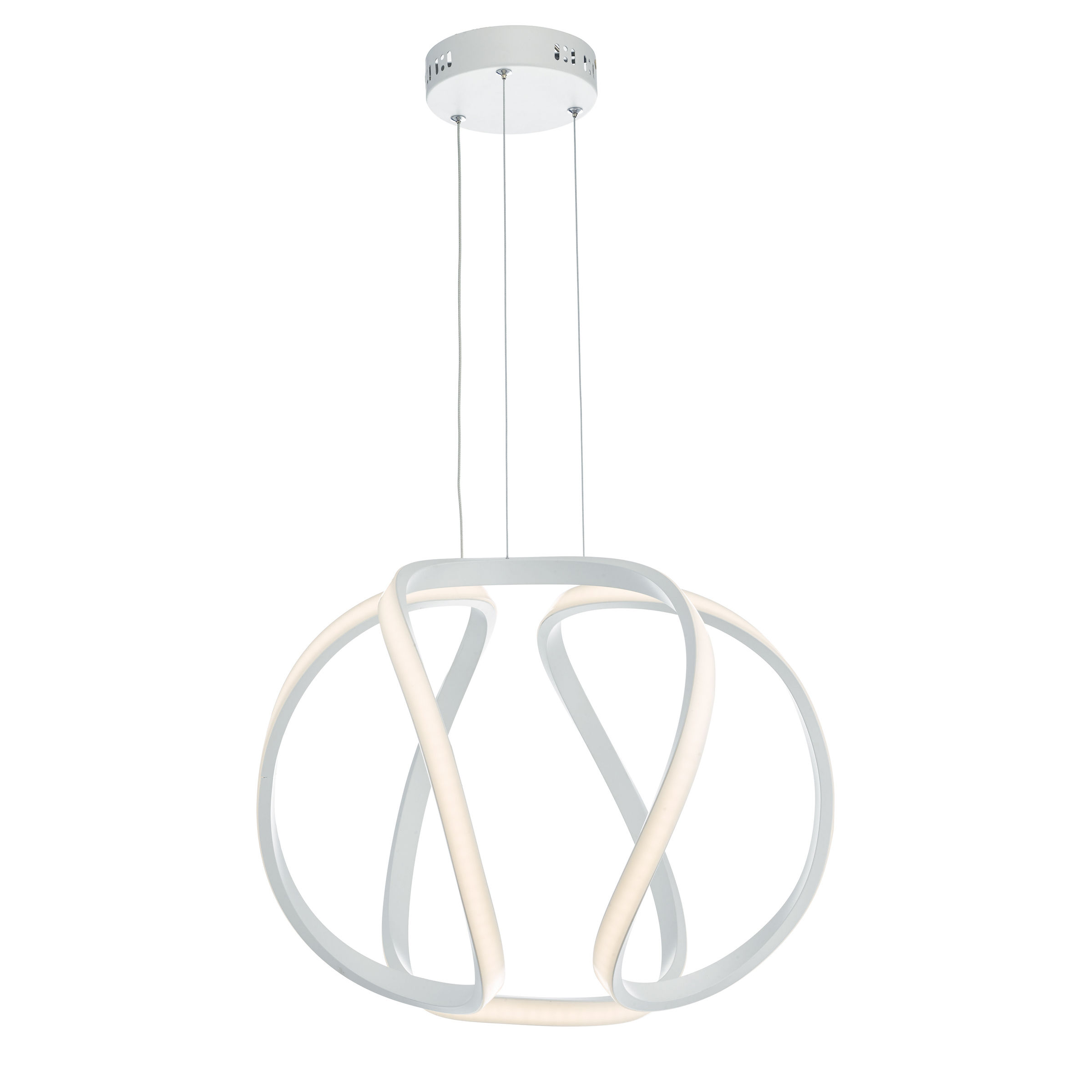 Alice Small White Inegrated LED Pendant Light