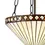 Thumbnail: Chiffon 2 Light Aged Antique Brass Tiffany Style Effect Uplighter Pendant Light