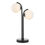 Thumbnail: Elina 2 Light Matt Black Table Lamp