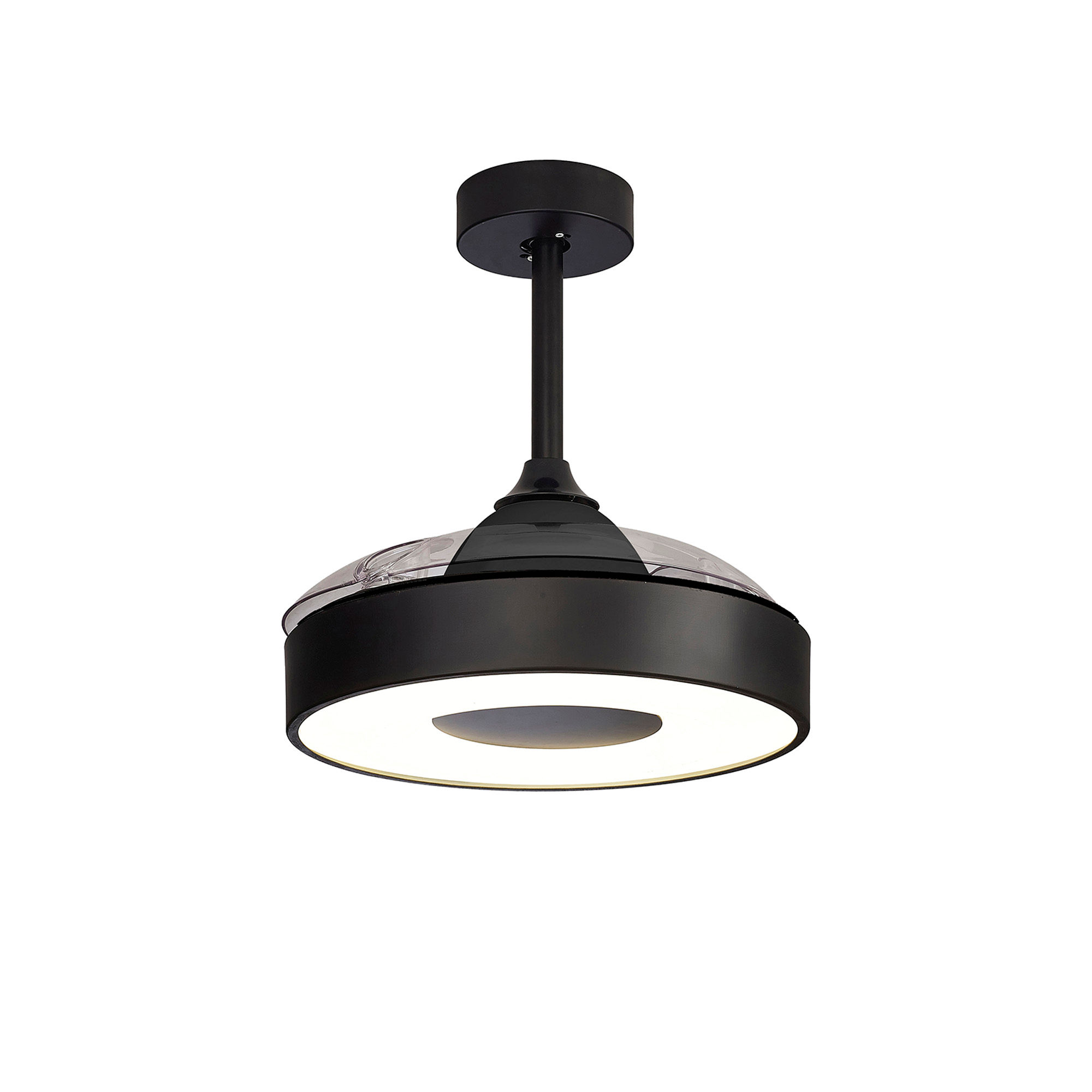 Cole Large Black LED Fan and Light