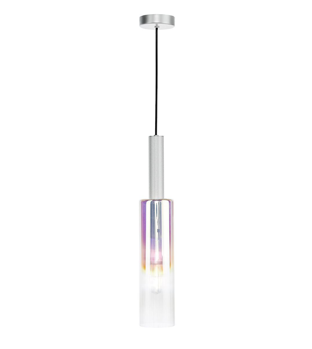 Rodney 1 Light Satin Silver Pendant