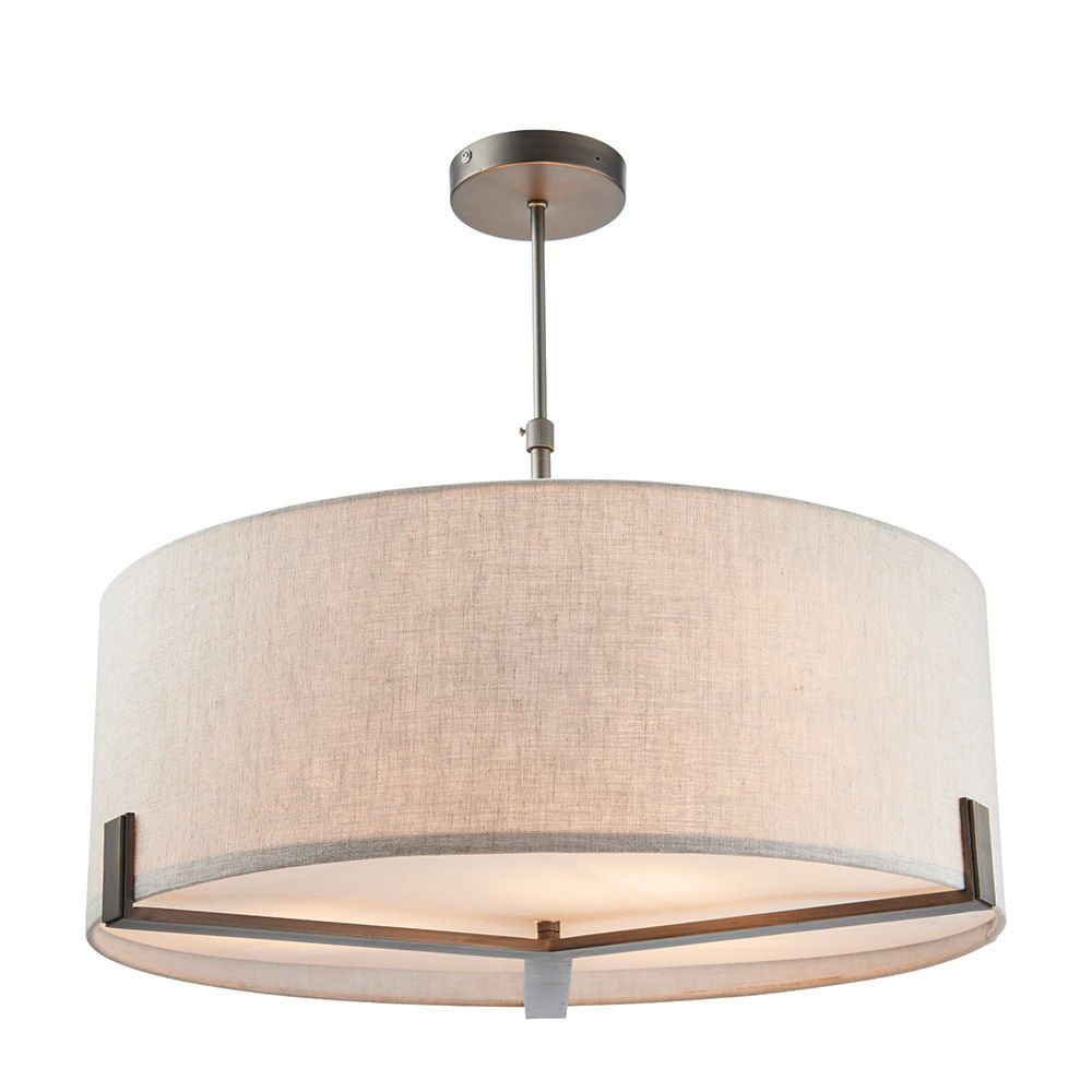 Savannah 3 Light Brushed Bronze Pendant