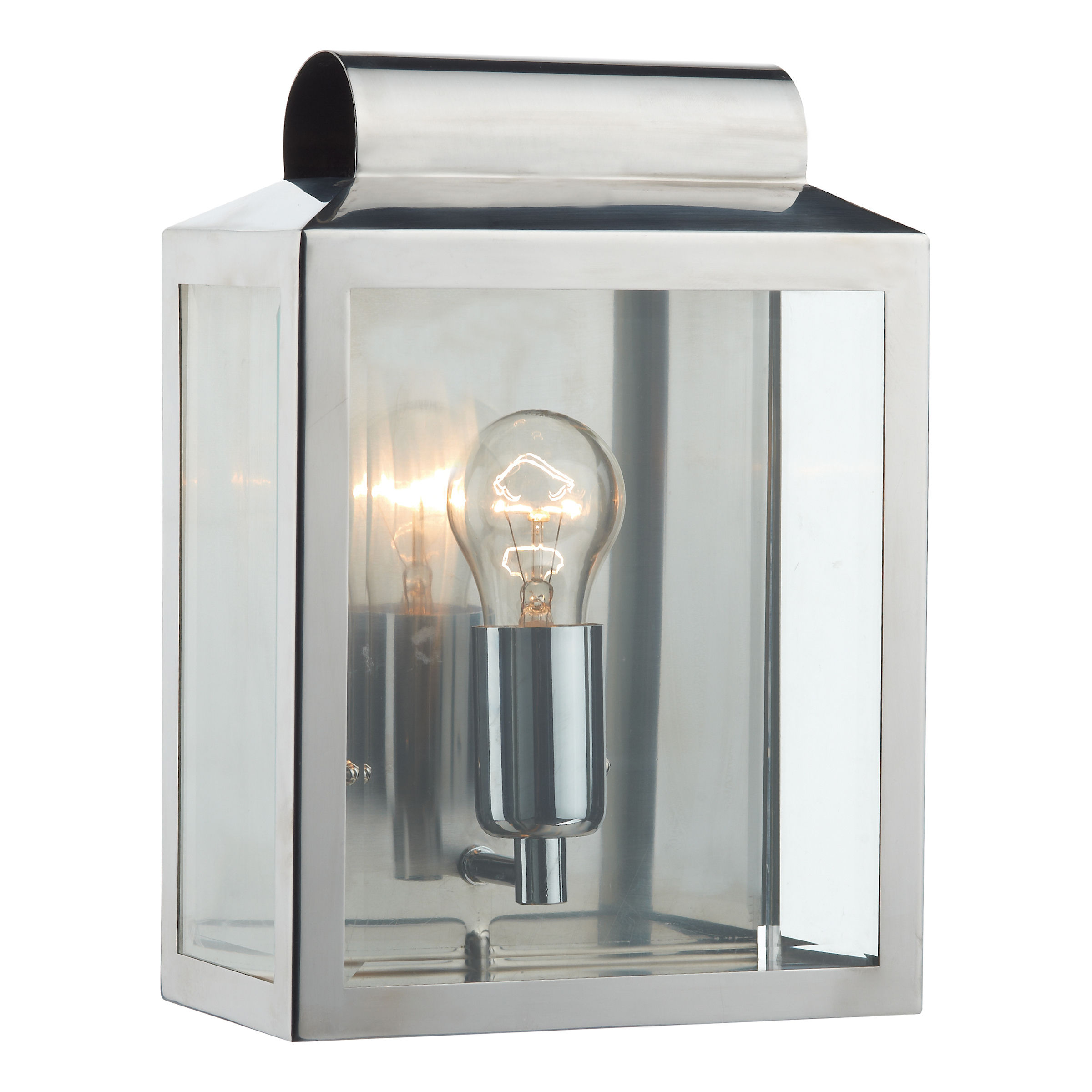 Nottingham 1 Light Stainless Steel Outdoor Wall Light