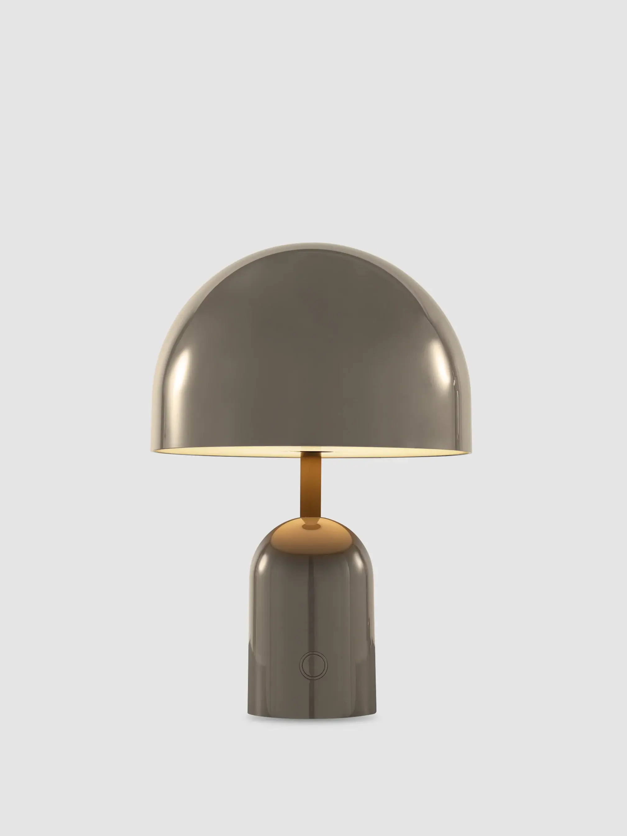 Tom Dixon Bell High Gloss Taupe Portable Table Lamp