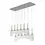 Thumbnail: Eliana 12 Light Polished Chrome Linear Bar Pendant