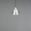 Thumbnail: Juillet 1 Light Matt Nickel Single Pendant Light