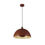 Thumbnail: Amani 1 Light Burnt Orange Large Single Pendant Light