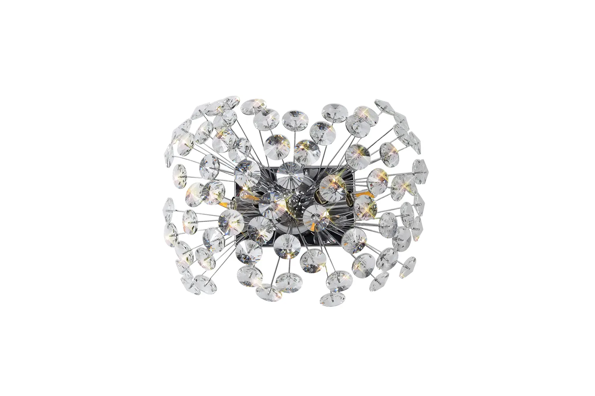 Zara 4 Light Polished Chrome Wall Light