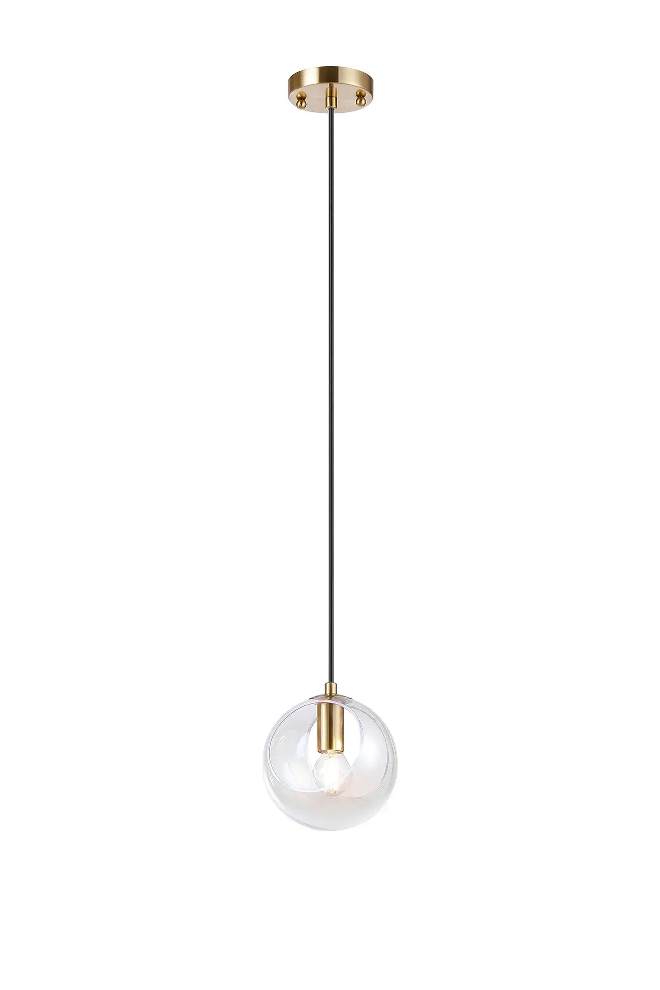 Sahil 1 Light Antique Gold Single Pendant