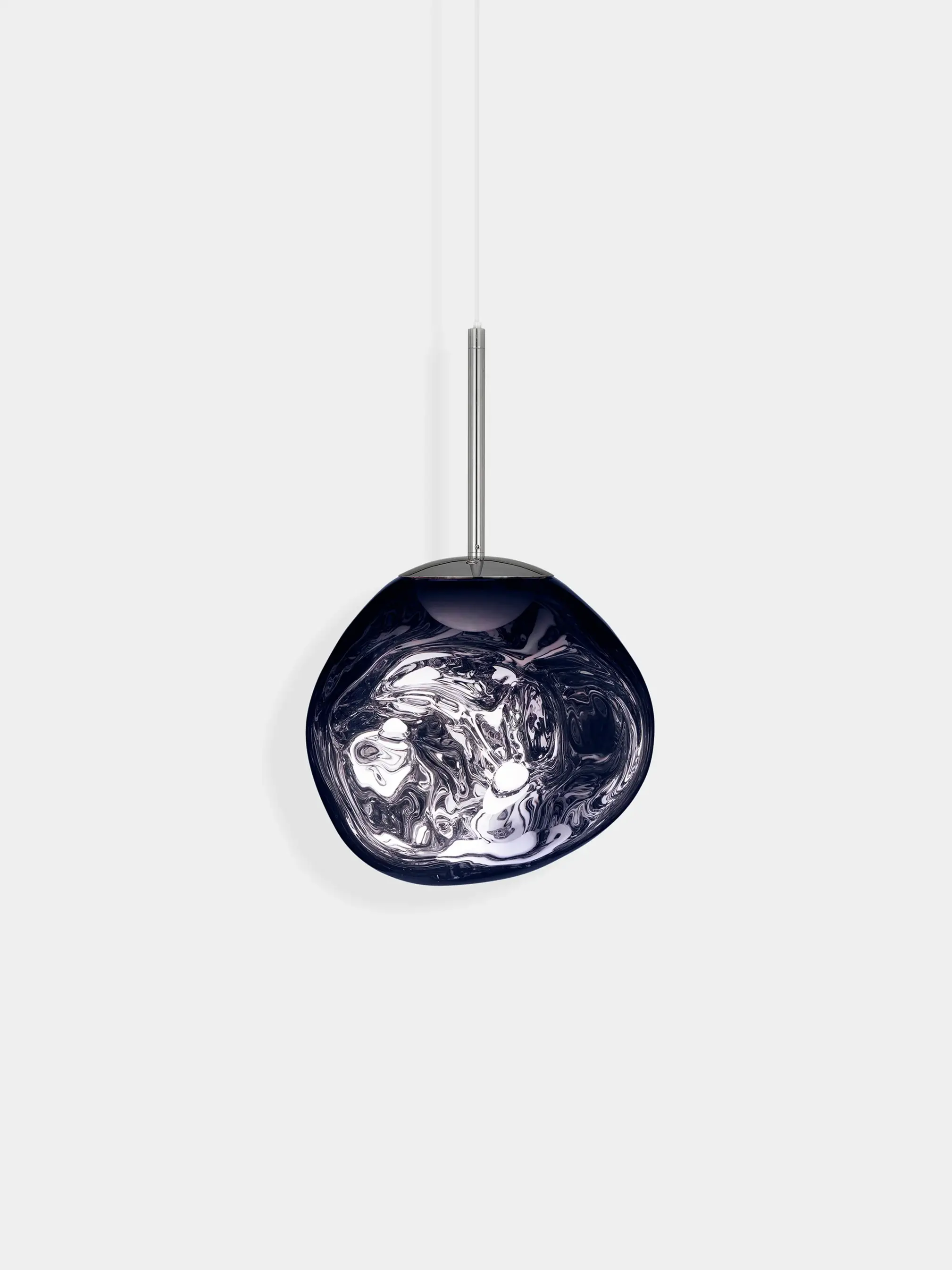 Tom Dixon Polished Smoked Melt Mini Pendant Light