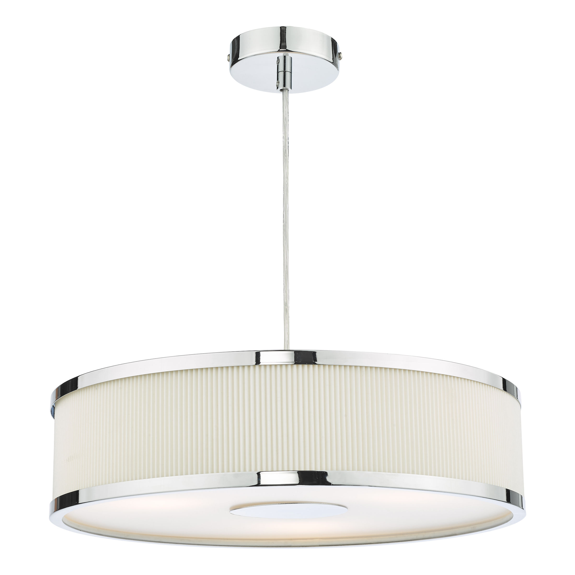 Varo 3 Light Polished Chrome Pendant Light