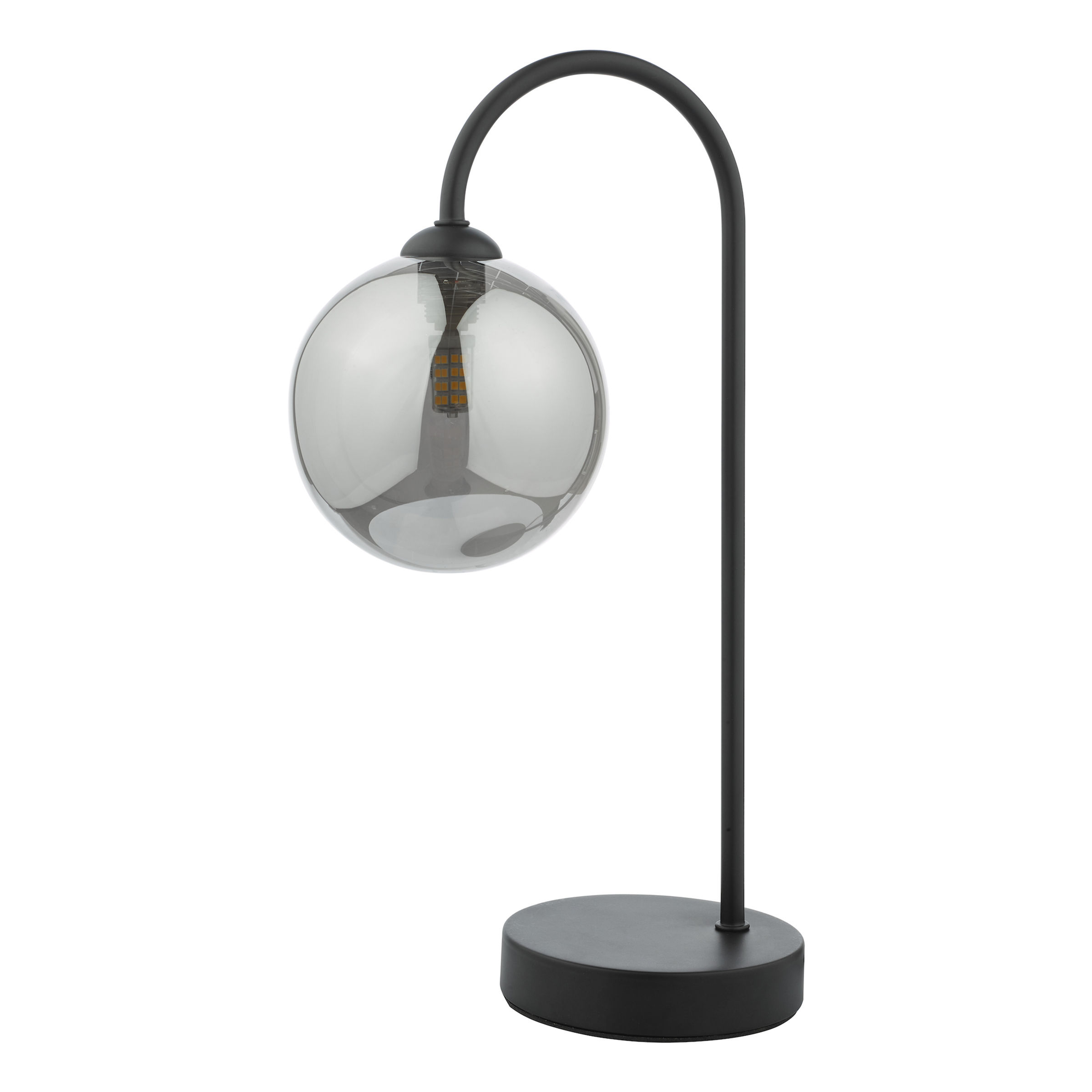 Akiran  1 Light Matt Black Table Lamp