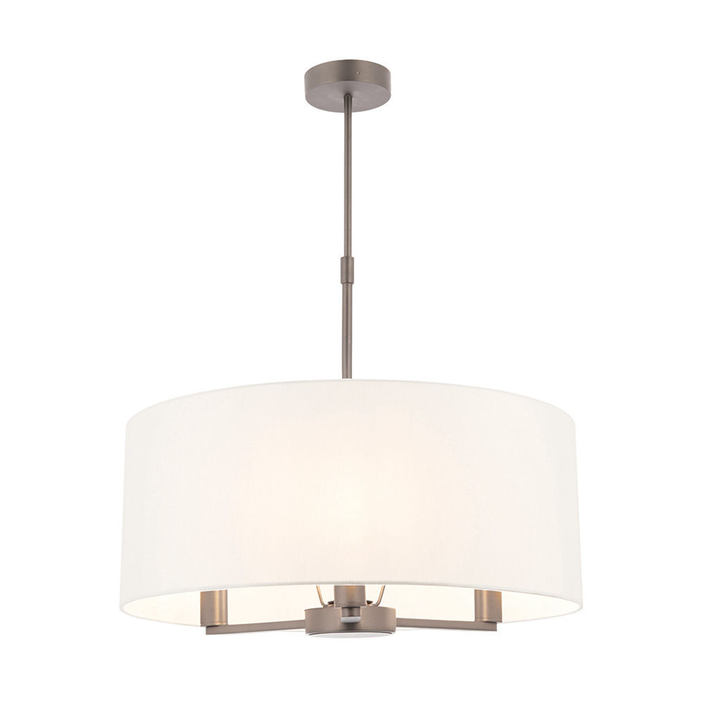 Daisy 3 Light Matt Nickel Pendant
