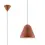 Thumbnail: Naomi 1 Light Matt Orange Small Pendant Light