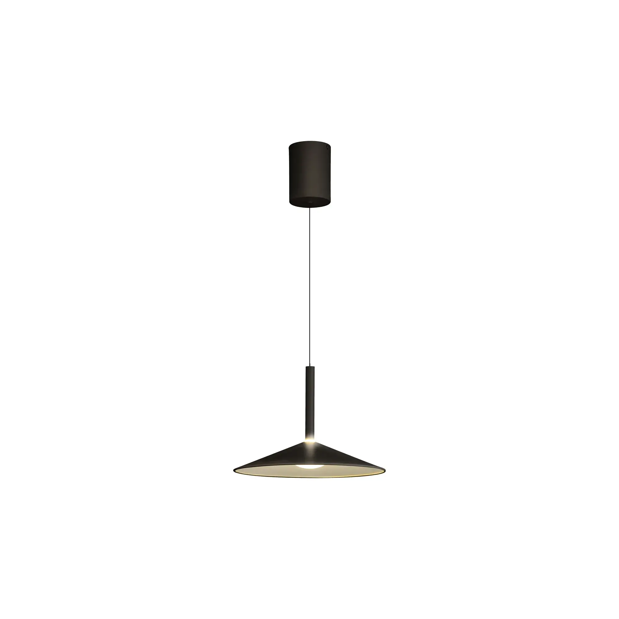 Alice Black LED Rise and Fall Pendant