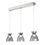Thumbnail: Royal 3 Light Polished Chrome  Inetgrated LED Linear Bar Pendant Light