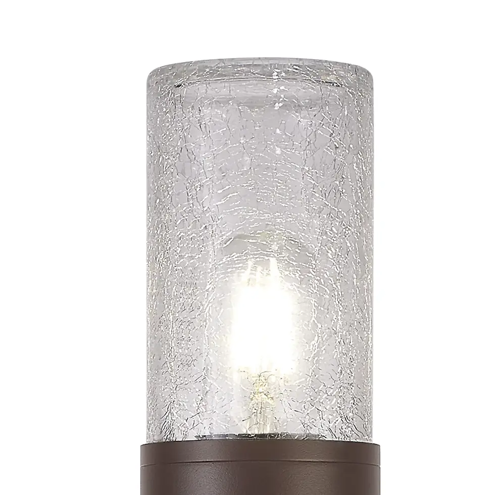 Thumbnail: Mason Large Matt Brown Outdoor Post Light