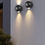 Thumbnail: Fahad 2 Light Matt BlackLED IP54 Rated Outdoor Wall Light