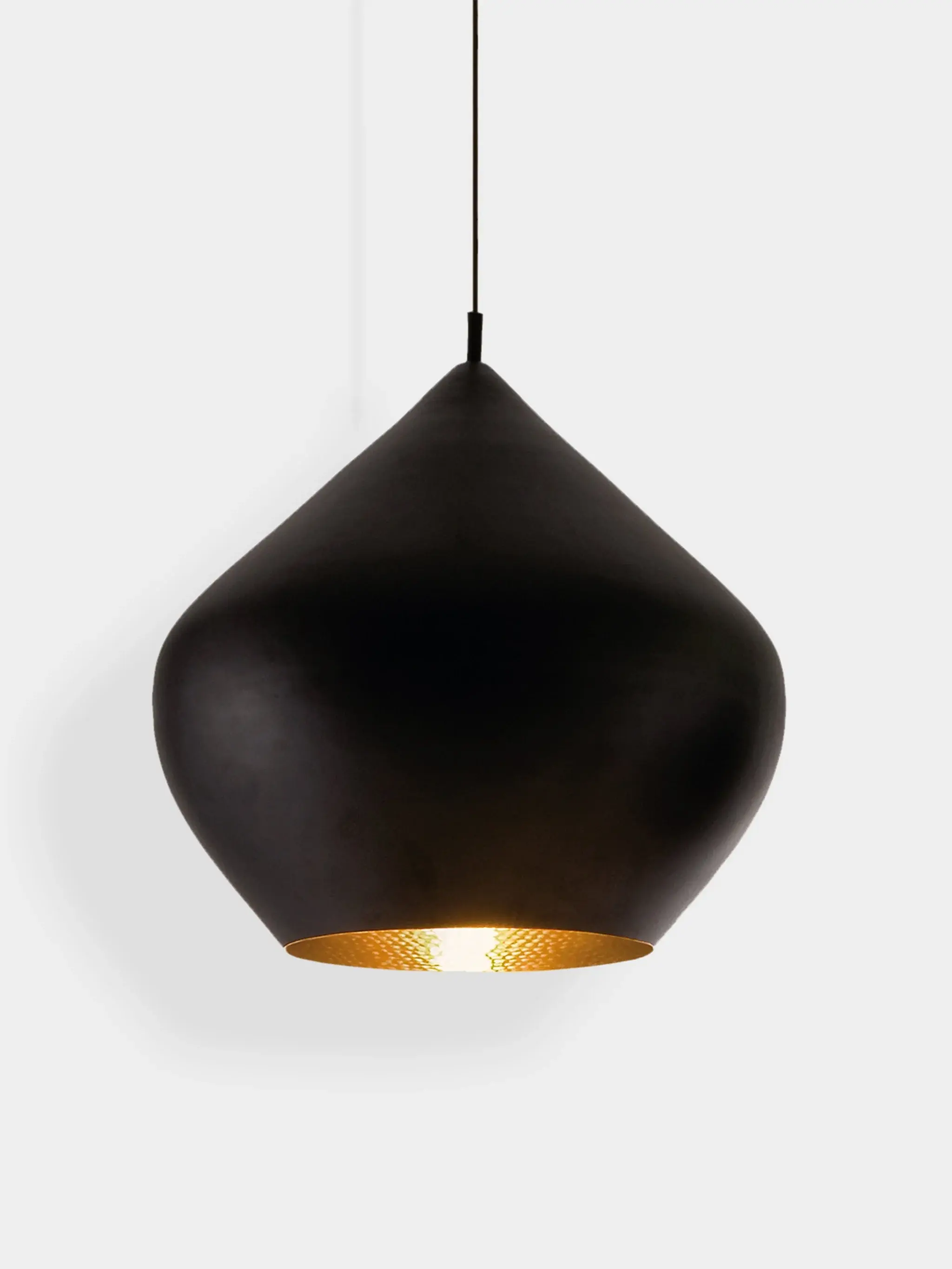 Tom Dixon Matt Black Beat Stout Pendant Light