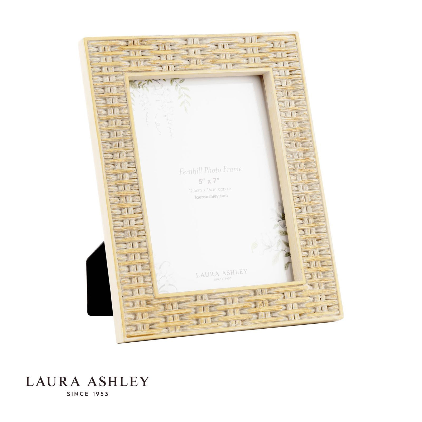 Laura Ashley Fernhill 5" x 7" Matt Taupe Photo Frame