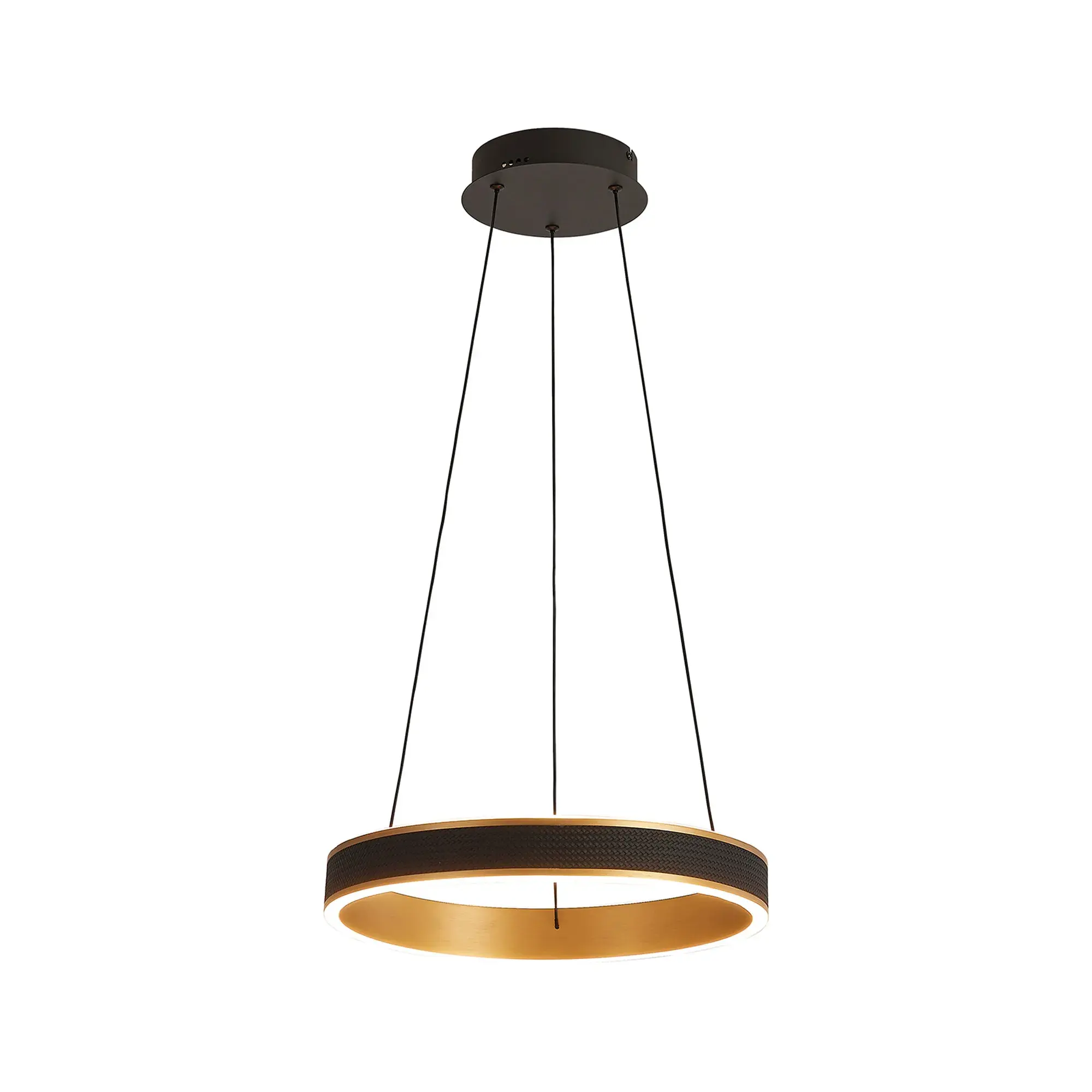Arlia 1 Light Matt Black Round Ceiling Pendant